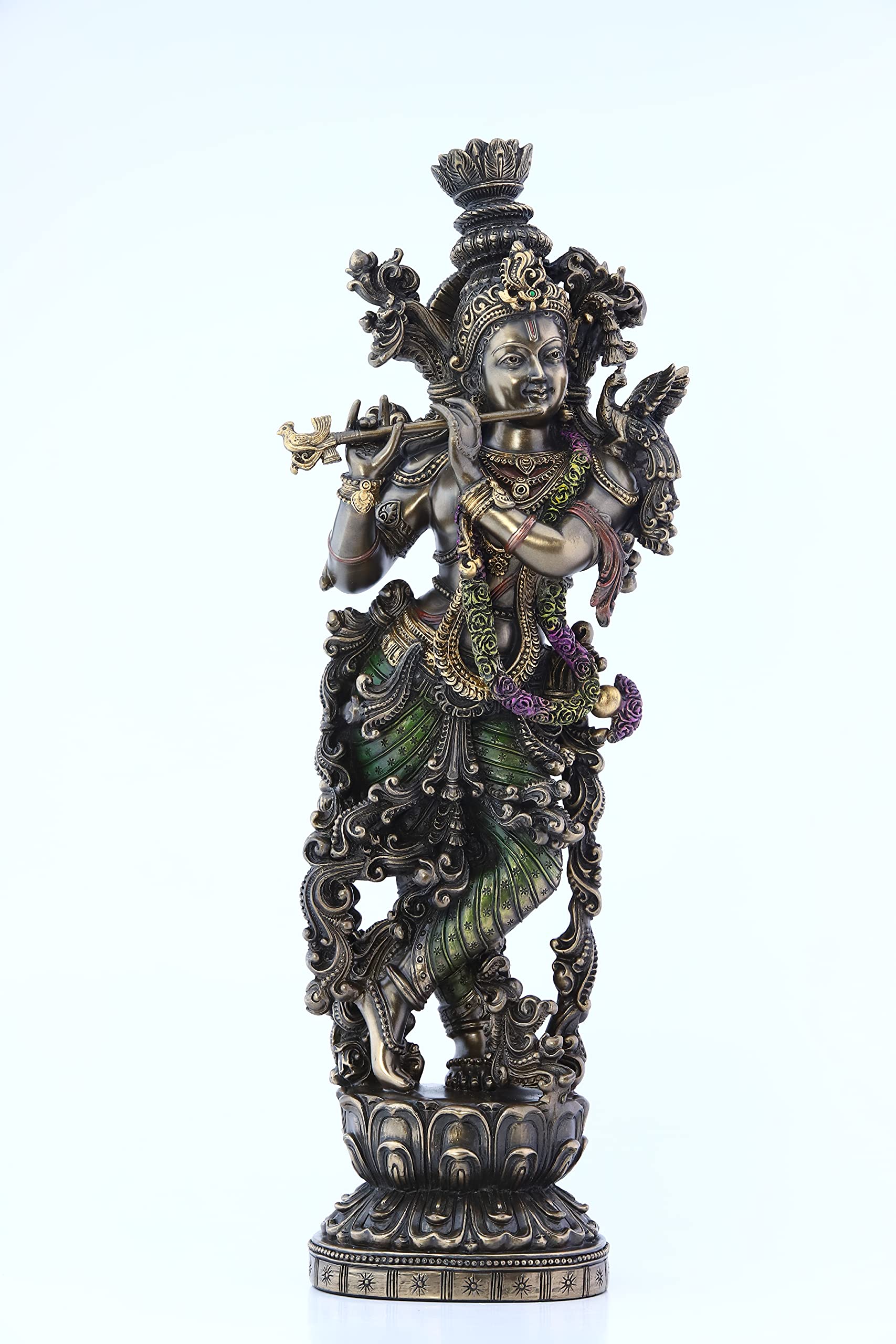 Buy Krishna Statue, Lord Krishna Statue , Standing Flute Krishna Idol