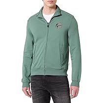 Napapijri Beril Full Zip Sweat Green Size S