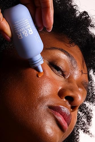 Miniatura 5 de Undefined Beauty R&R Sun Serum Tinted Mineral Broad Spectrum Protector solar SPF 50 (tinte profundotono cálido) PA++++ infundido con niacinamida