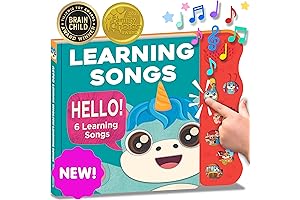 Interactive Musical Learning Books for Toddlers 1-3: Engage in Early Learning with...