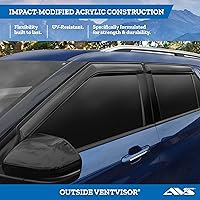 Vista 3 de Auto Ventshade [AVS] Protectores de lluvia de montaje exterior para Toyota Sienna 2011 - 2020 Visores de ventilación de ventana, 4 piezas