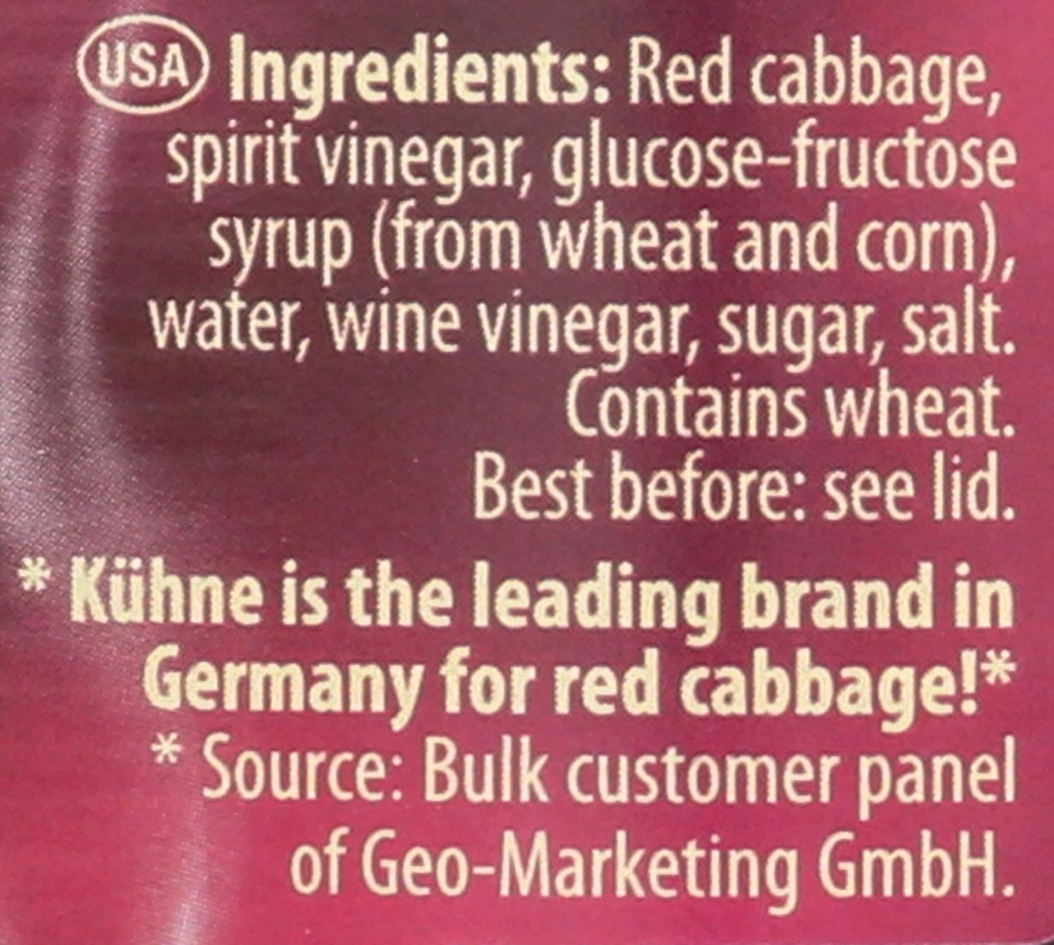 Kuhne Cabbage Red, 24 Oz (Pack of 2)