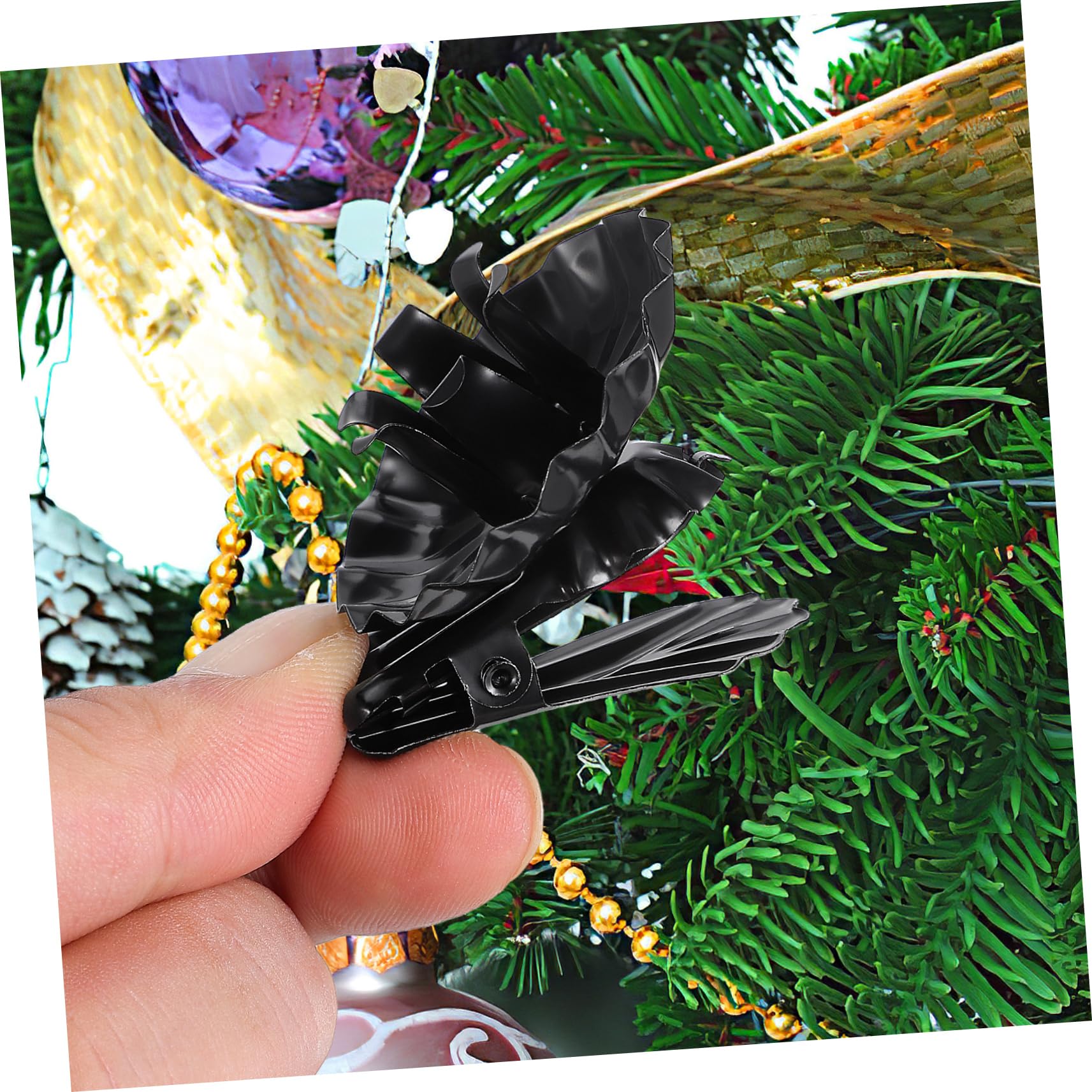 MAGICLULU Juego De 3 Portavelas con Clip para Árbol De Navidad Resistentes A La Rotura 20 Unidades X 3
