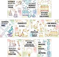 Vista 8 de Zonon Juego de 10 carteles de decoración de aula de ciencias y póster para profesores, científicos, tablón de anuncios, pósteres de laboratorio