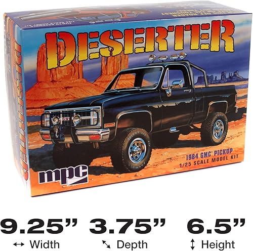 Miniatura 5 de MPC 1984 GMC Pickup Kit de modelo a escala 1:25 (versión negra)