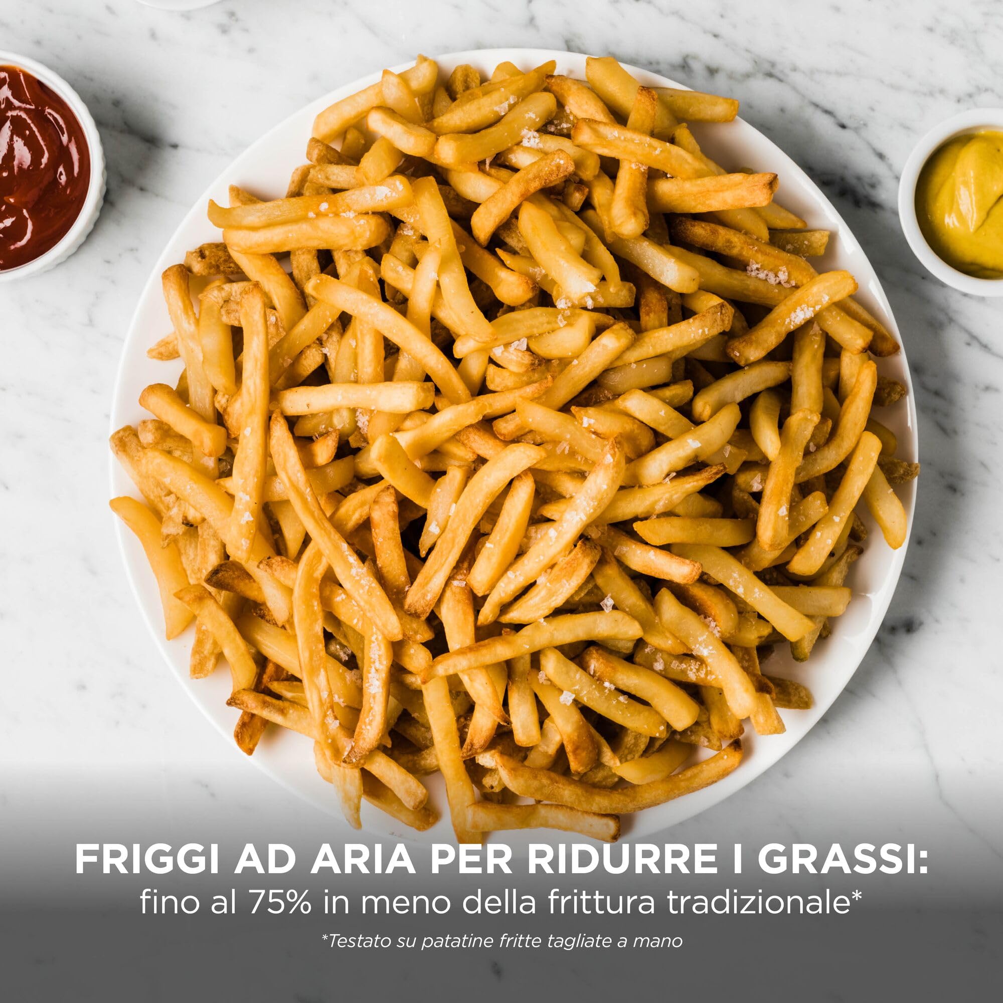 Ninja Foodi FlexDrawer, Friggitrice ad Aria Ampia, Nero/Rame, AF500EUCP