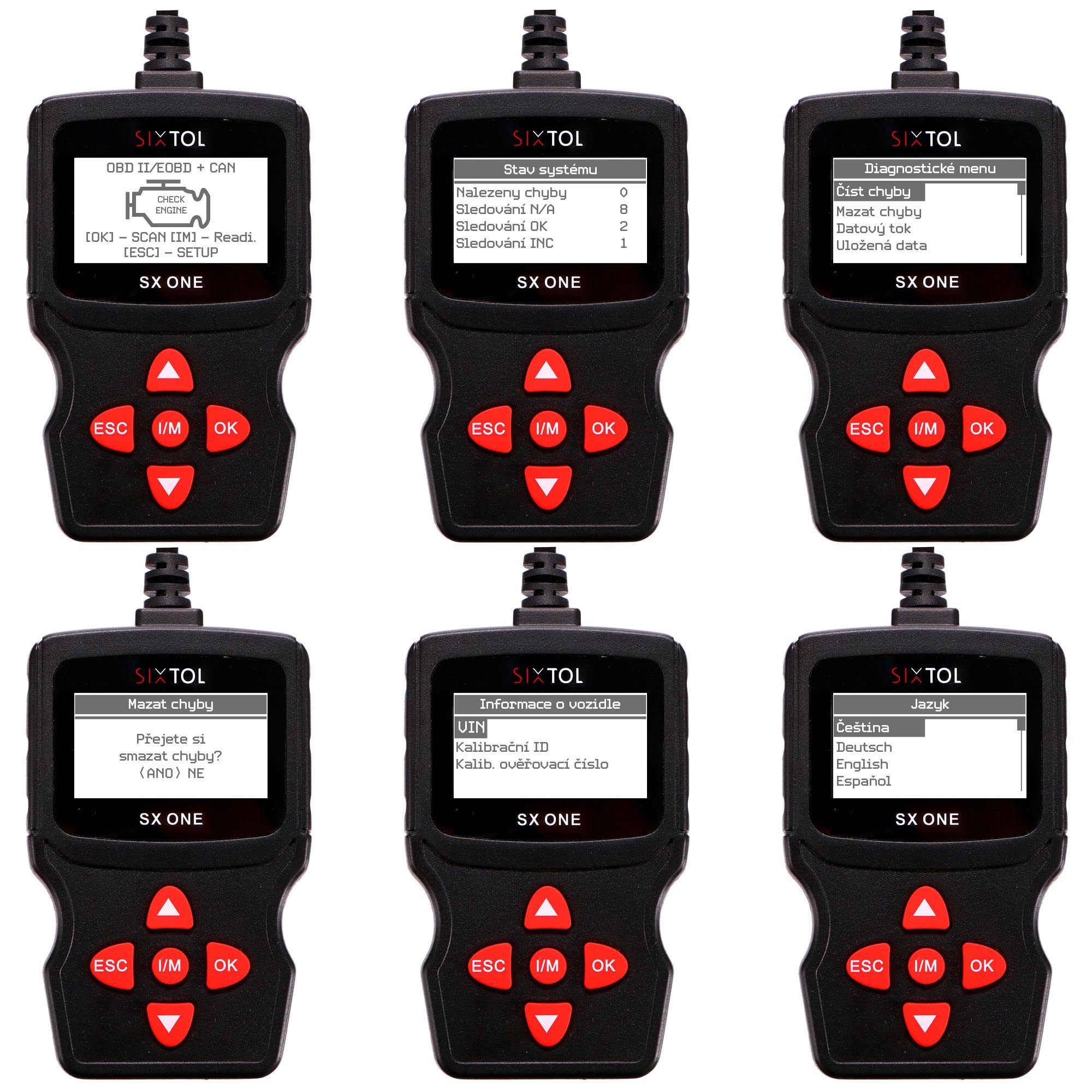 Herramienta de diagnóstico de Coche SX One | Dispositivo de diagnóstico OBDII