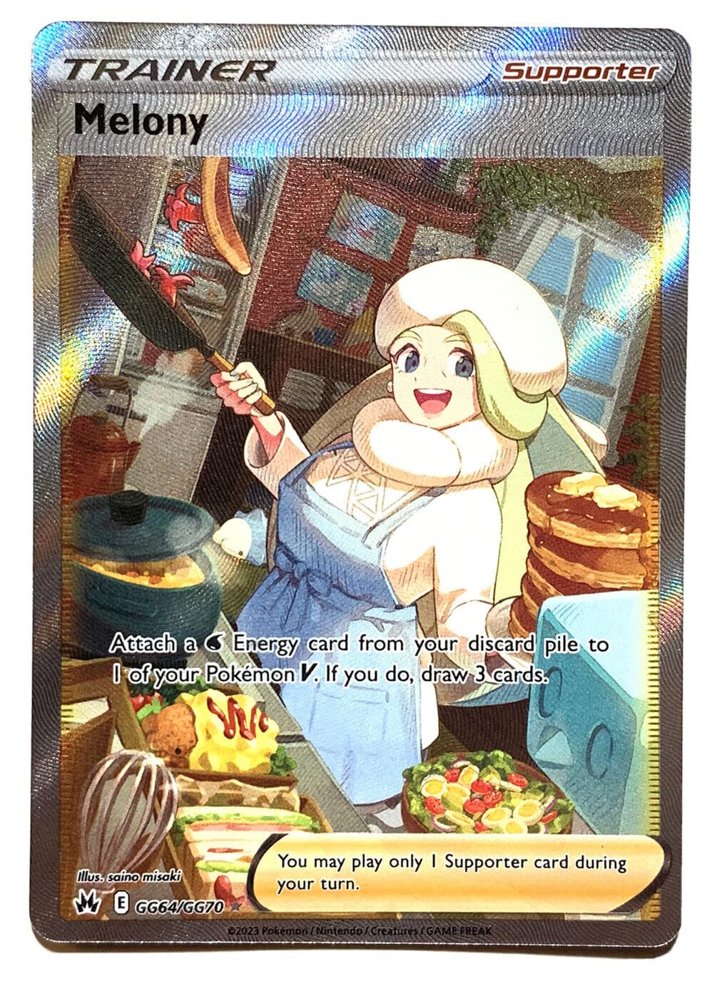 melony rare league card Pokemon - Melony G64/GG70 - Crown Zenith - Galarian Gallery - Ultra Rare