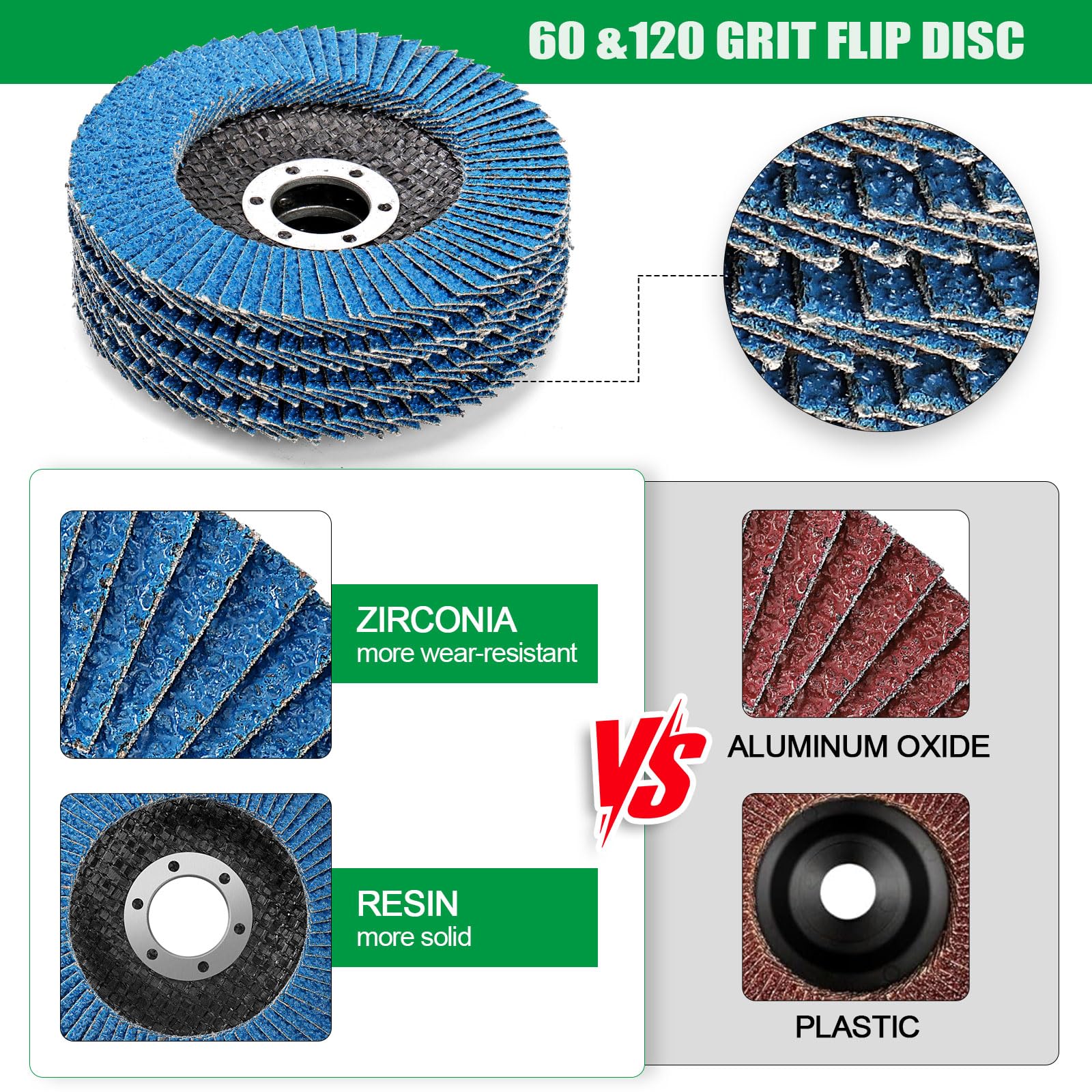 Wood Carving Disc Set - 14pcs for Angle Grinder -6