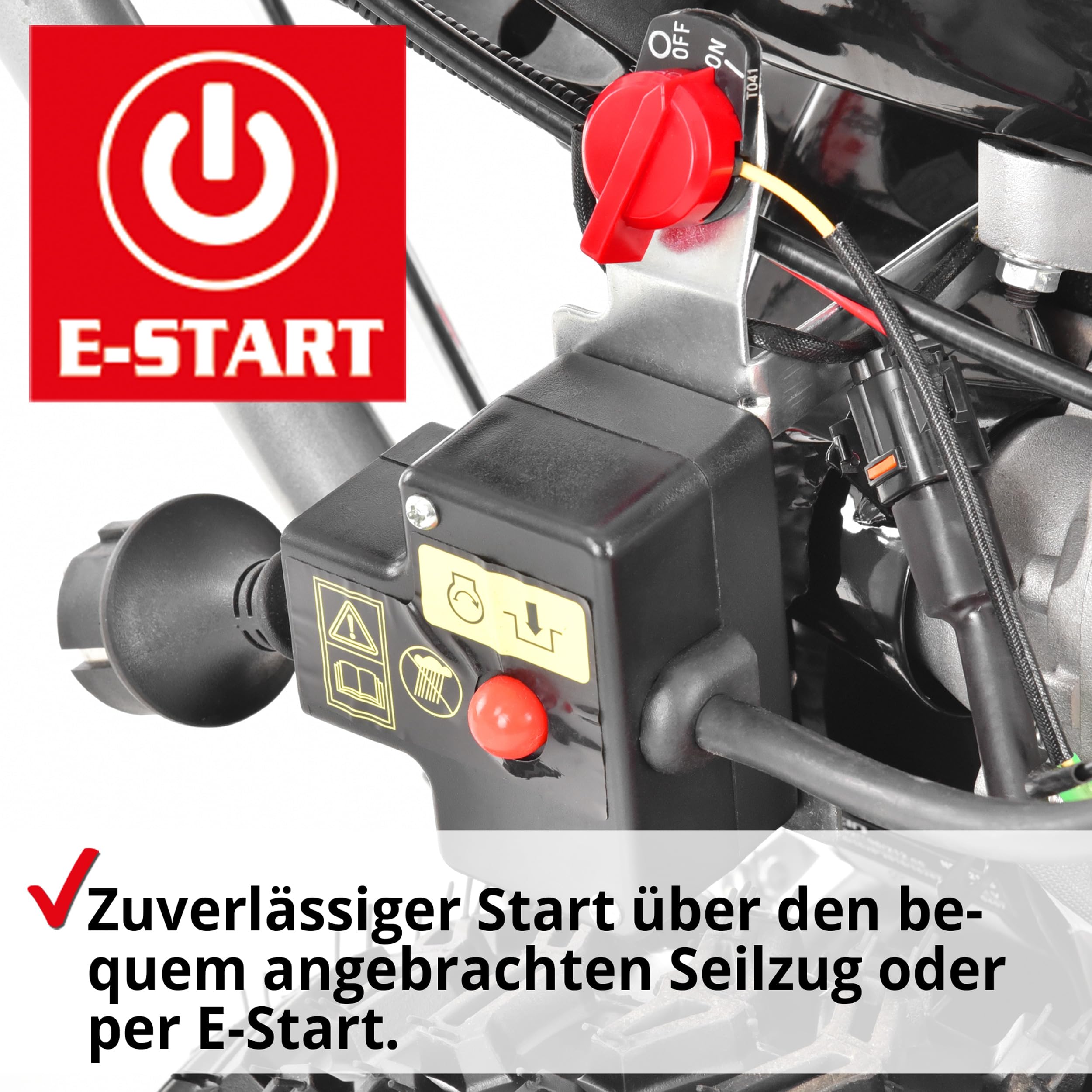 HECHT Schneefräse Benzin – 56 cm Arbeitsbreite – 2-stufig – 40 cm Arbeitshöhe – 11 m Auswurfweite – mit E-Start, 5-Gänge, LED-Scheinwerfer