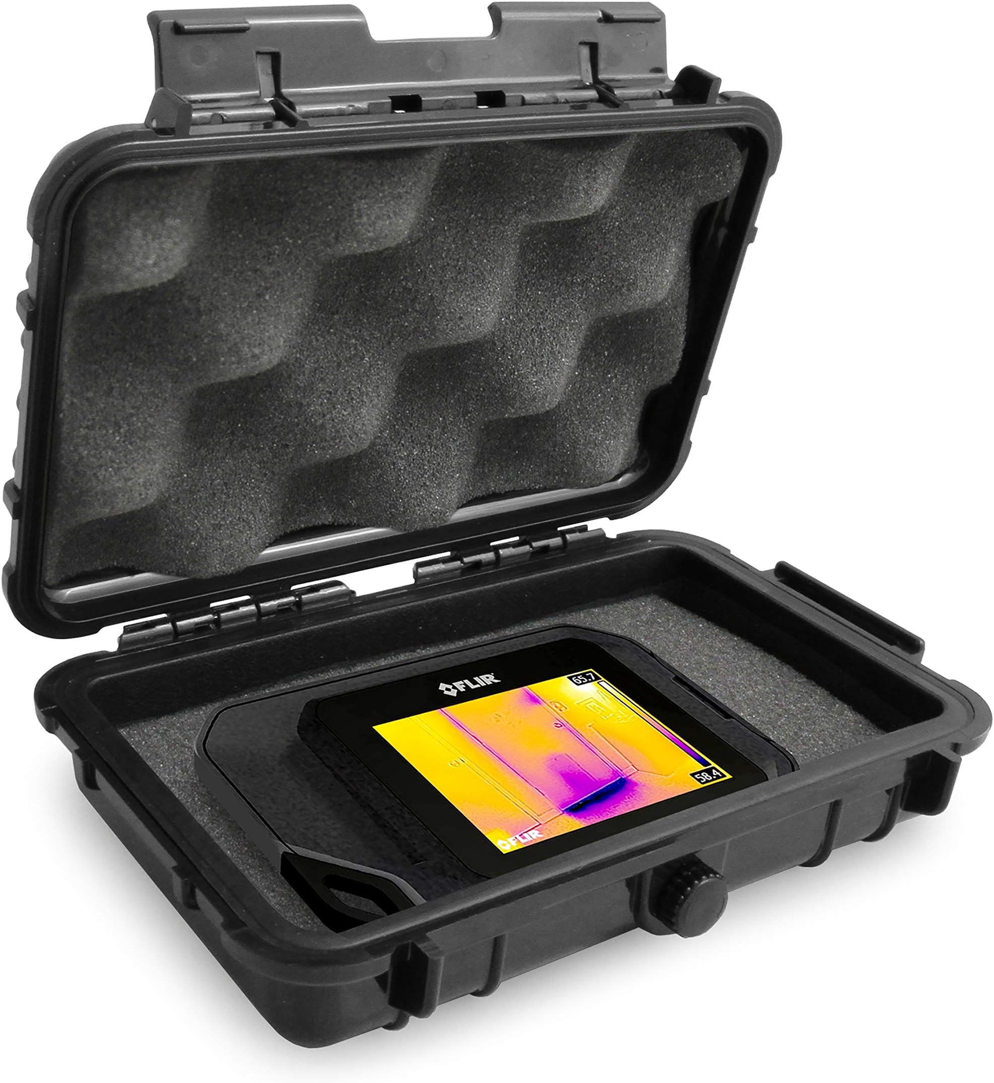 CASEMATIX WATERPROOF C2 C3 Case for Flir Compact Thermal Imager Infrared Camera - Airtight, Impact Resistant Carry Case