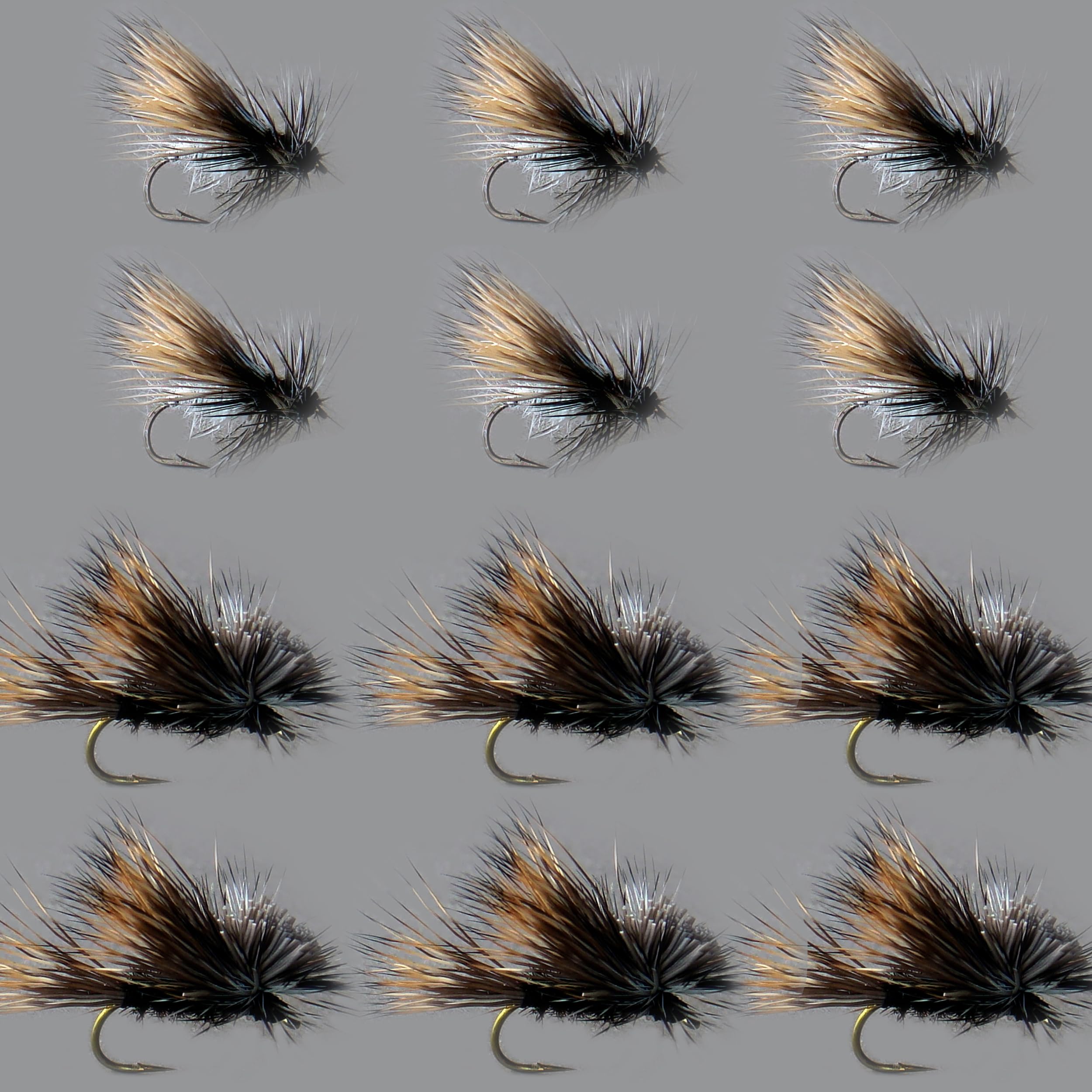 Kit de pêche à la mouche pour pêche à la mouche | Brown Midge #22