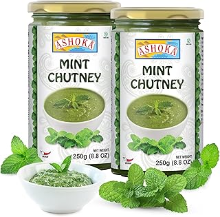 Ashoka Mint Chutney | Made with Mint Leaves & Lemon Juice | Vegan | Kosh...