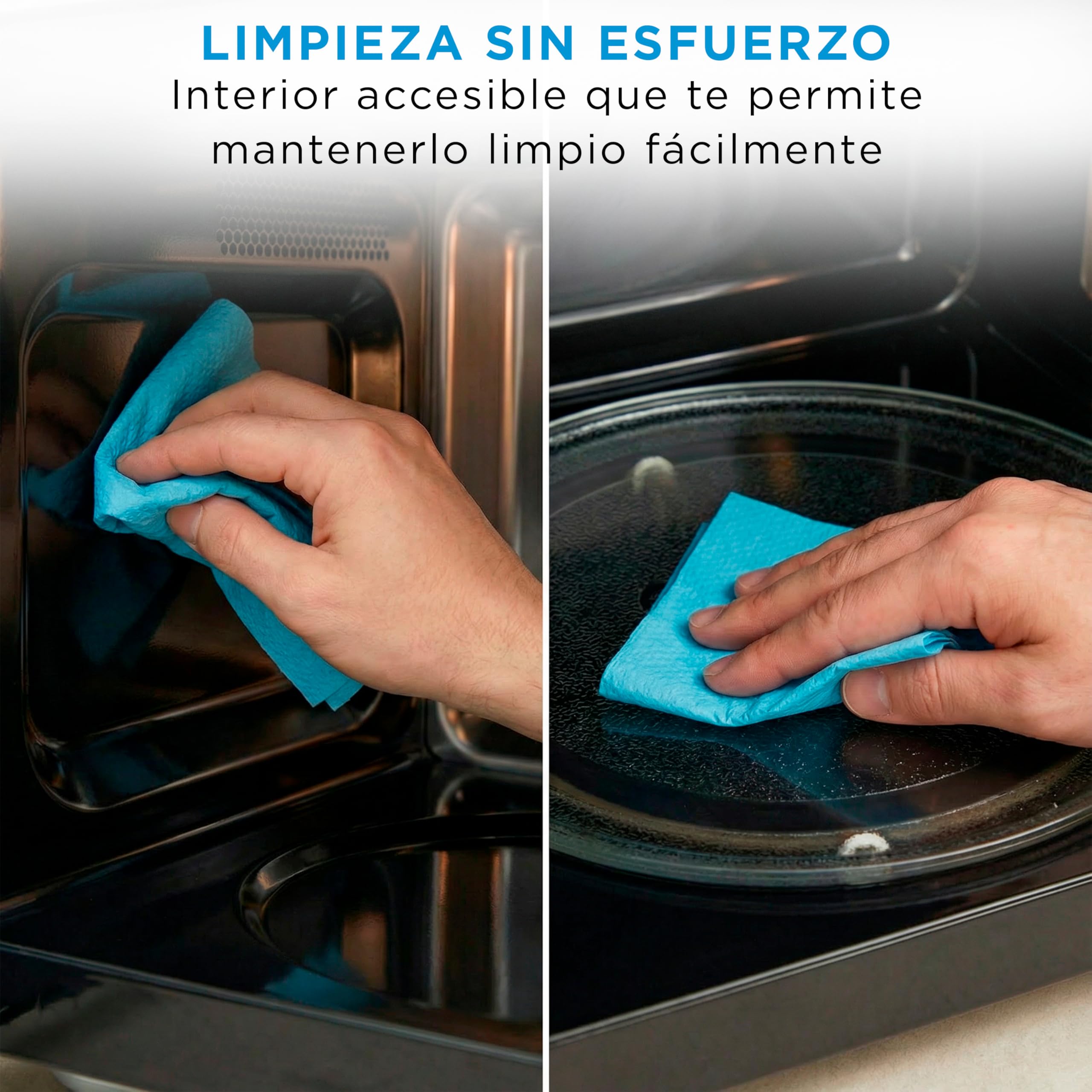 Midea Microondas 20 litros y 700 W de potencia | Microwave | Horno Microondas Blanco de Sobremesa con Plato Giratorio, Función Descongelación, 5 Niveles de Potencia Temporizador | Microondas sin grill
