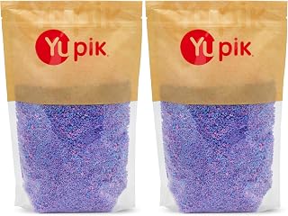 Yupik Cotton Candy Flavored Sprinkles, 2.2 Lb, Kosher, Fat-Free, Made In The United States, Purple Sprinkles, Dessert Topping (Pack of 2)