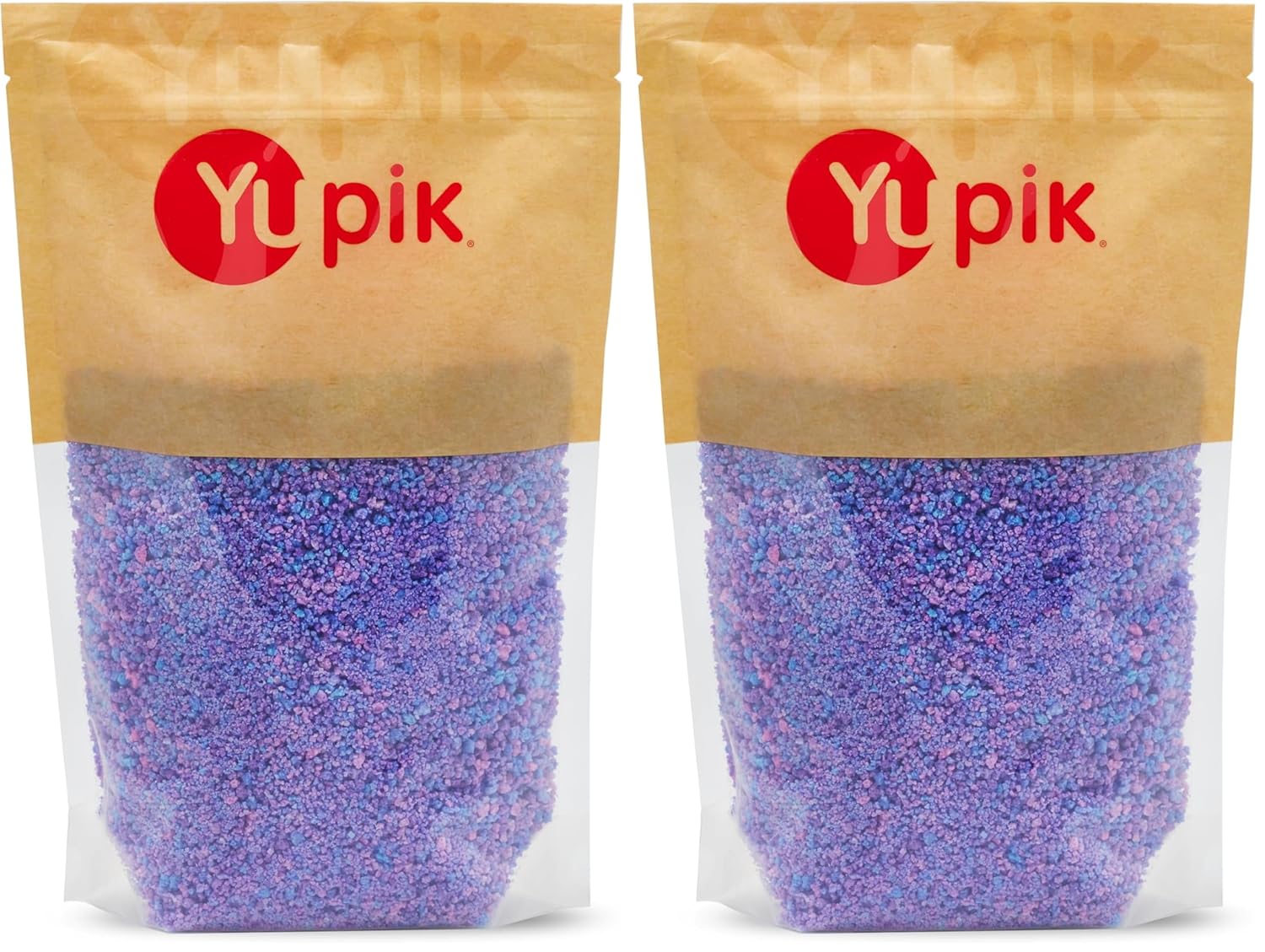 Yupik Cotton Candy Flavored Sprinkles, 2.2 Lb, Kosher, Fat-Free, Made In The United States, Purple Sprinkles, Dessert Topping (Pack of 2)
