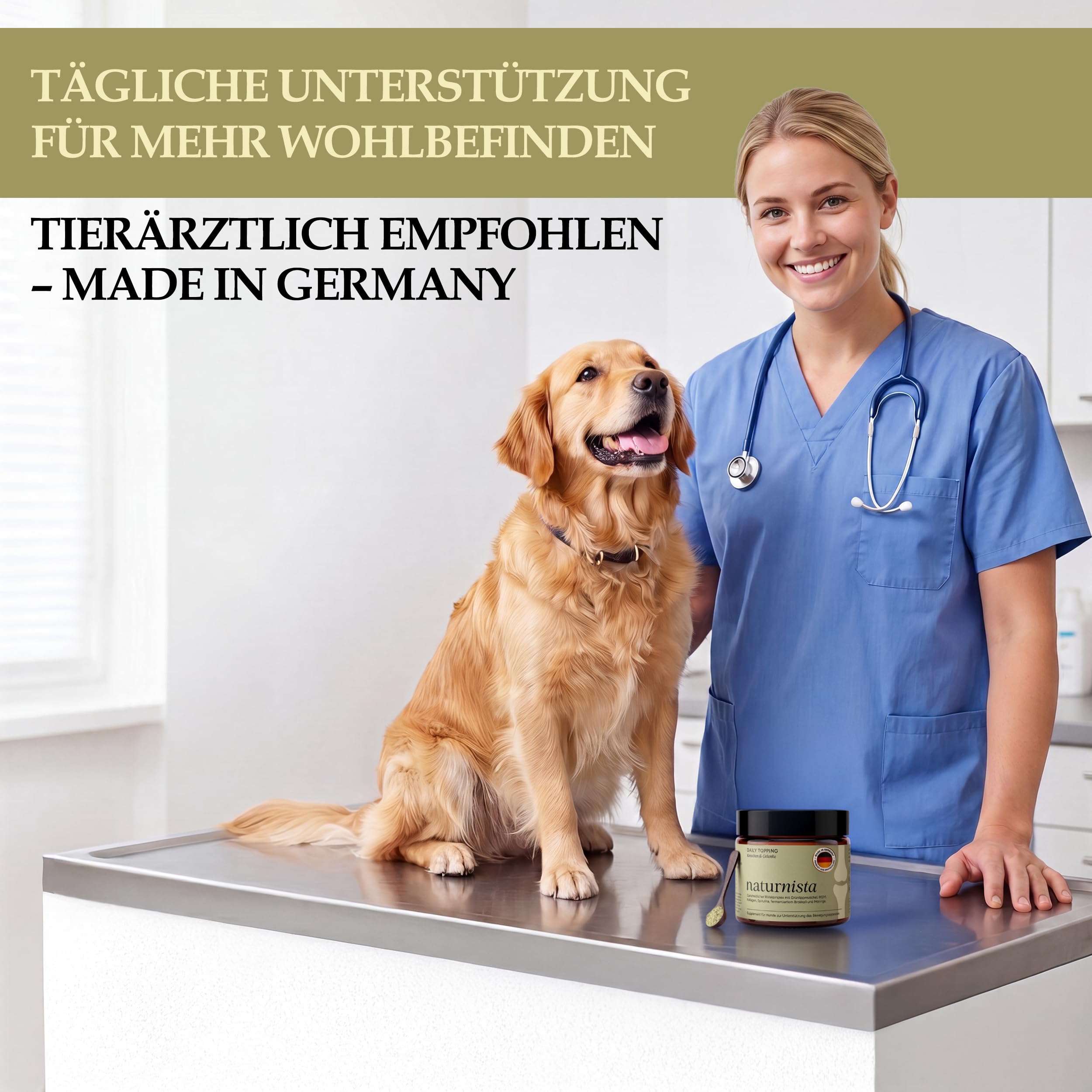 Knochen, Gelenke & Knorpel Tägliches Futter Topping Hund - 100 g