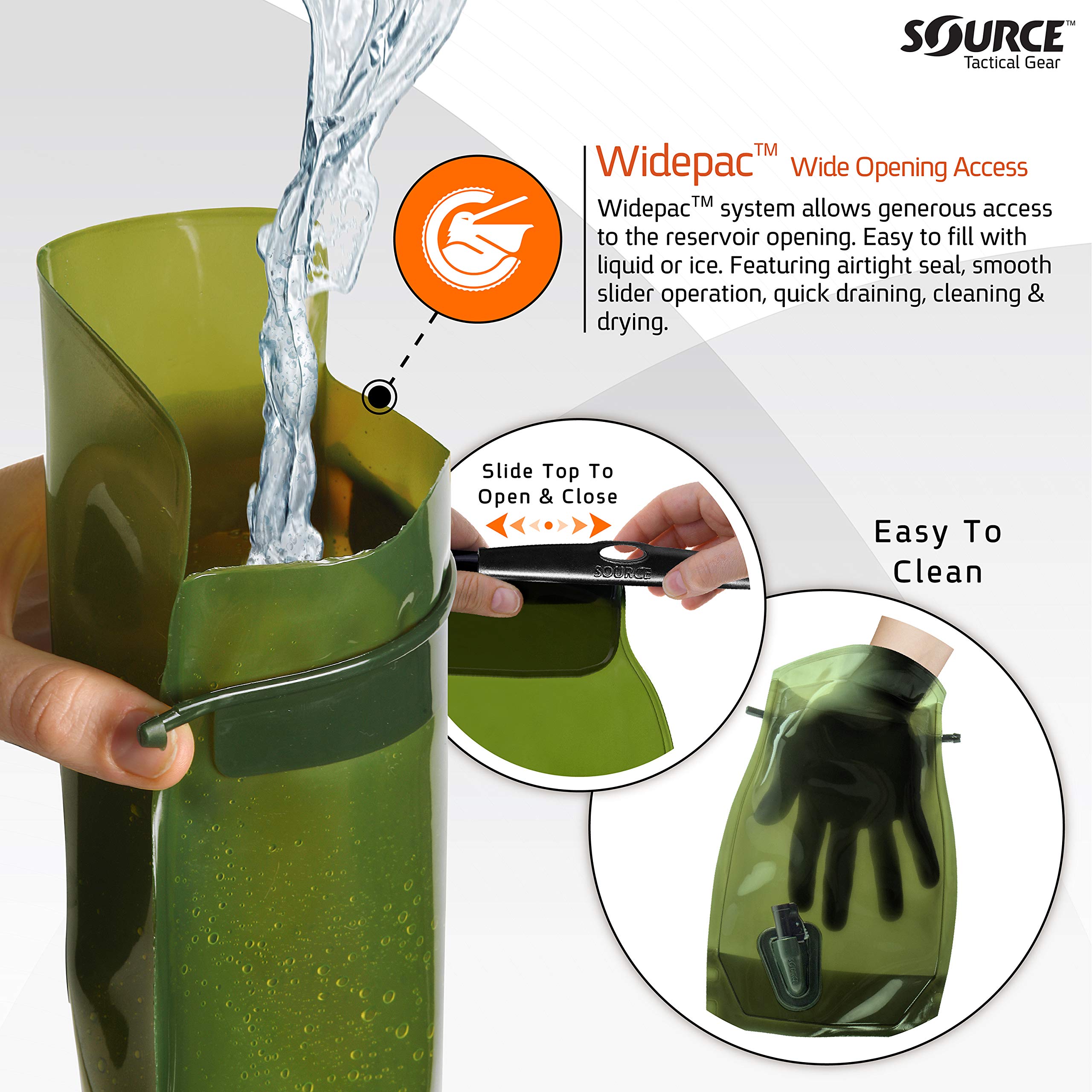 Amazon.co.jp: Source Tactical Kangaroo 1-Liter Collapsible Canteen