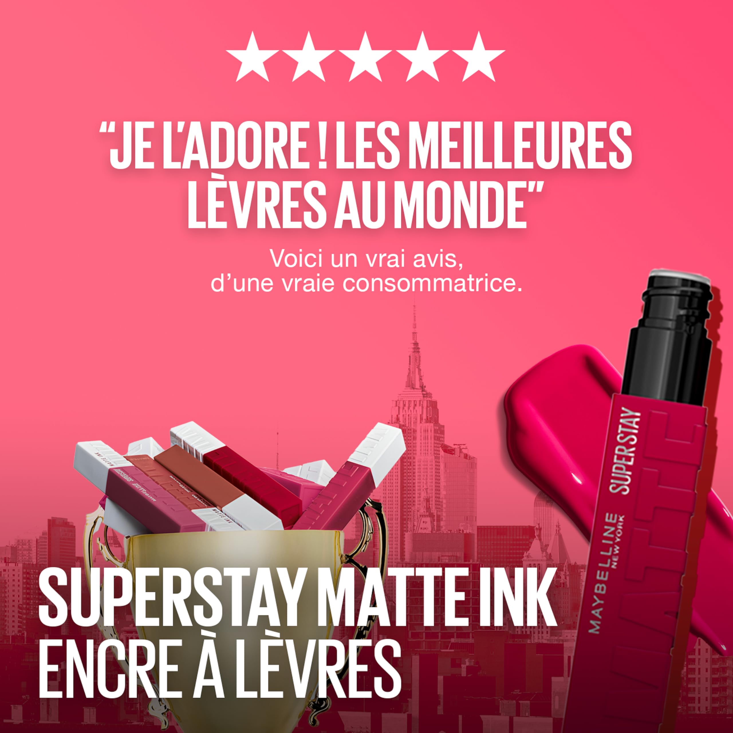 Maybelline New York - Vernis Soin des Ongles - Top Coat Séchage Rapide - Sublime la Brillance - Protège le Vernis pour une Tenue Longue Durée - Superstay Ink Bonder - 12 ml