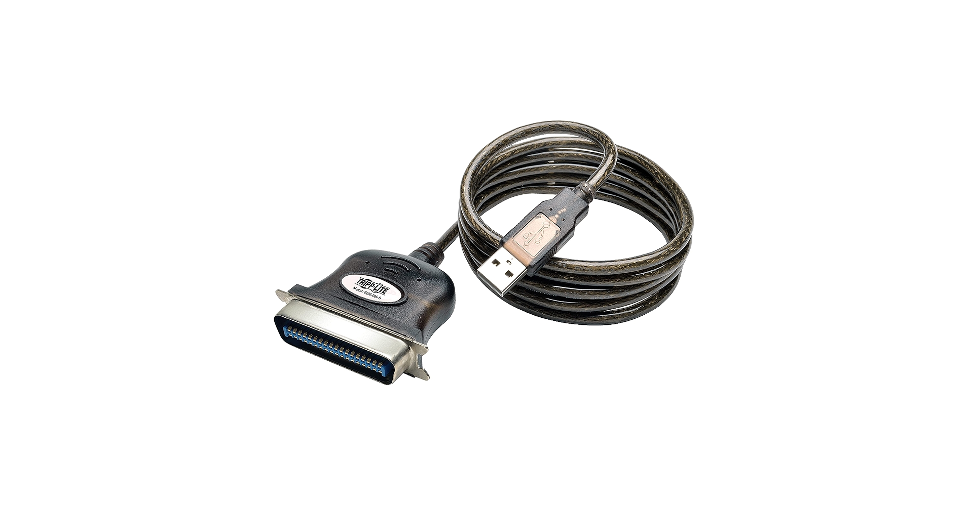 Tripp Lite USB to Parallel Printer Cable (USB-A to Centronics 36-M) 6-ft. (U206-006-R) Tripp Lite USB to Parallel Printer Cable (USB-A to Centronics 36-M) 6-ft. (U206-006-R)