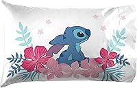 Vista 2 de Jay Franco Kids Sheet Set with Fitted, Flat Sheets & Pillow Cover - Ultra-Soft Bedding with Pillowcase for Room Decor, Pink - Lilo & Stitch, 4 Piece