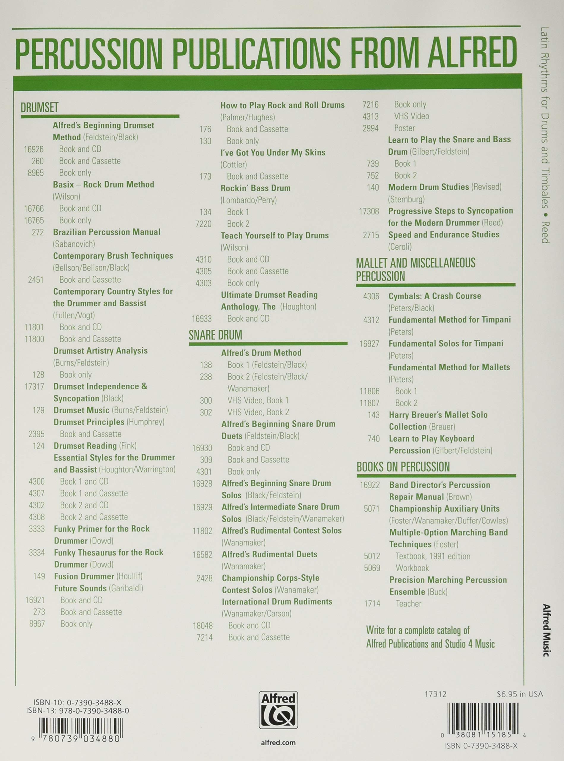 Amazon.co.jp: SONOR ティンバレス教則本 「ラテン・リズム・フォー