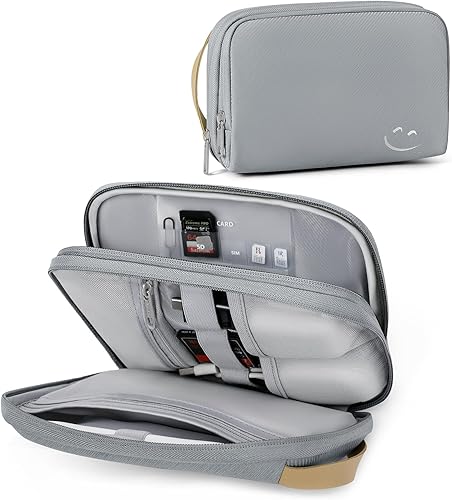 Miniatura 10 de Organizador de Cables de Viaje Travelkin, Estuche Organizador Electrónico Pequeño de Viaje, Bolsa Organizadora de Cables para Cables, Cargadores de