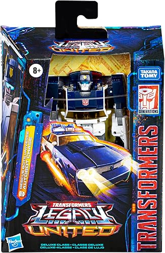 Miniatura 2 de Transformers Legacy United Deluxe Class Rescue Bots Universe Autobot Chase, figura de acción de conversión de 5.5 pulgadas, 8+