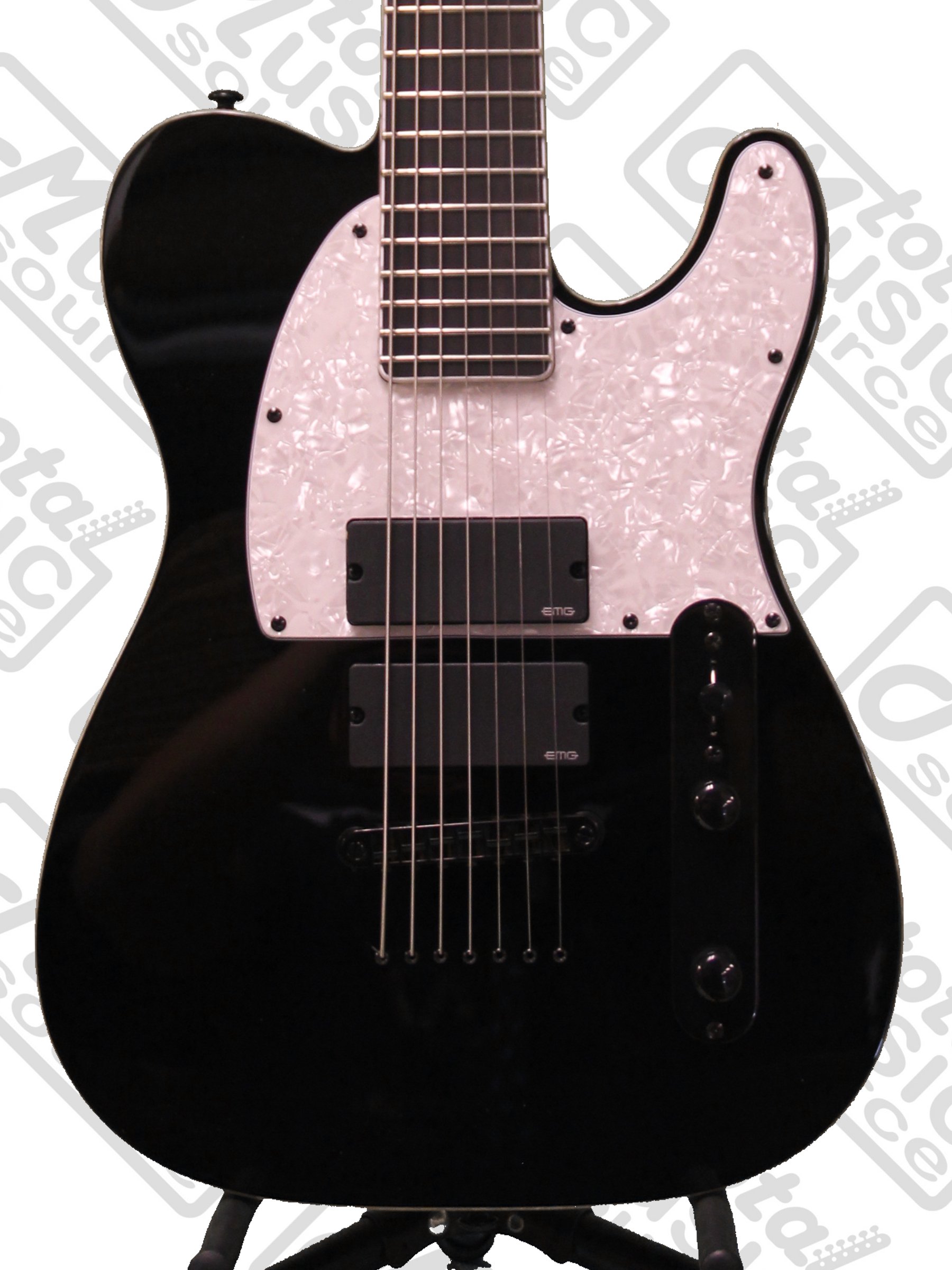 ESP Guitarras 7 cordas ESP LTD SCT607B Guitarra elétrica Stephen