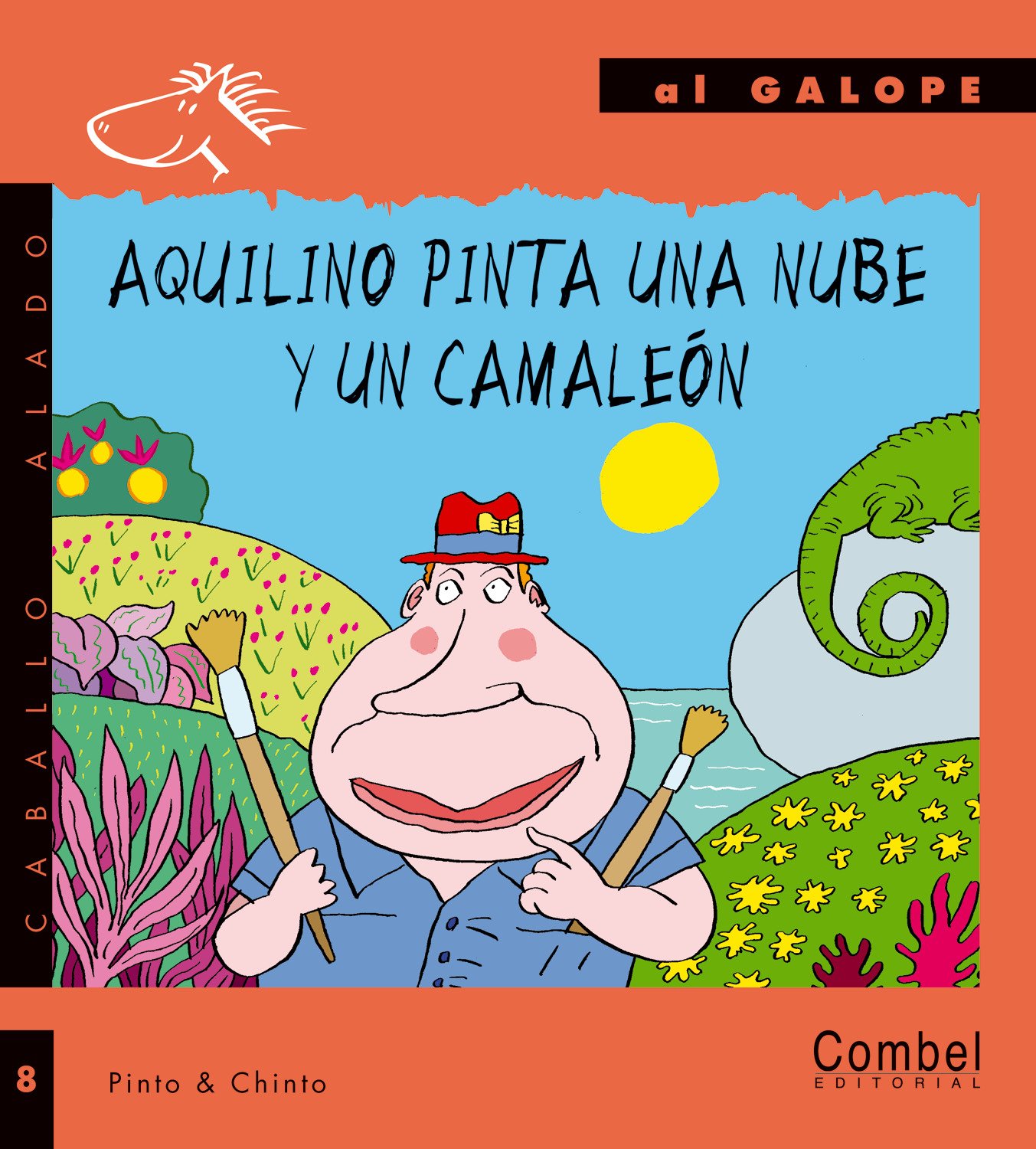 Aquilino Pinta Una Nube Y UN Camaleon / Aquilino Paints a Cloud and a Chameleon