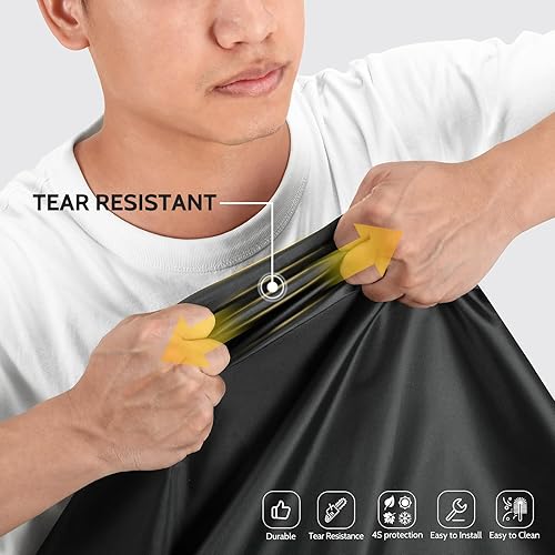 Miniatura 21 de COSFLY Fundas impermeables para sofá de patio y muebles de exterior, fundas de sofá de dos plazas exteriores que se adaptan a hasta 55 pulgadas