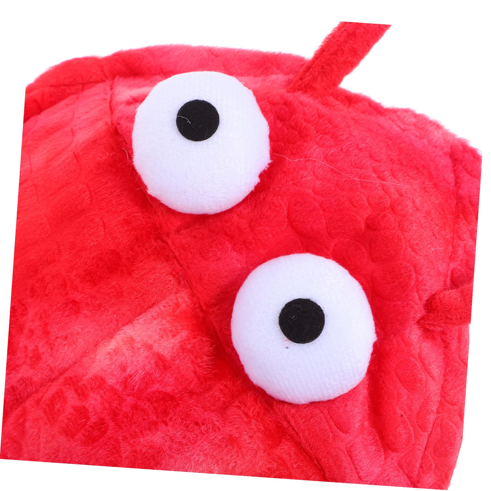 KOMBIUDA Costume Halloween Cane Rosso Forma di Aragosta in Xs Abbigliamento per Cani Piccoli Vestito Divertente e Caldo per Feste Autunnali e Invernali