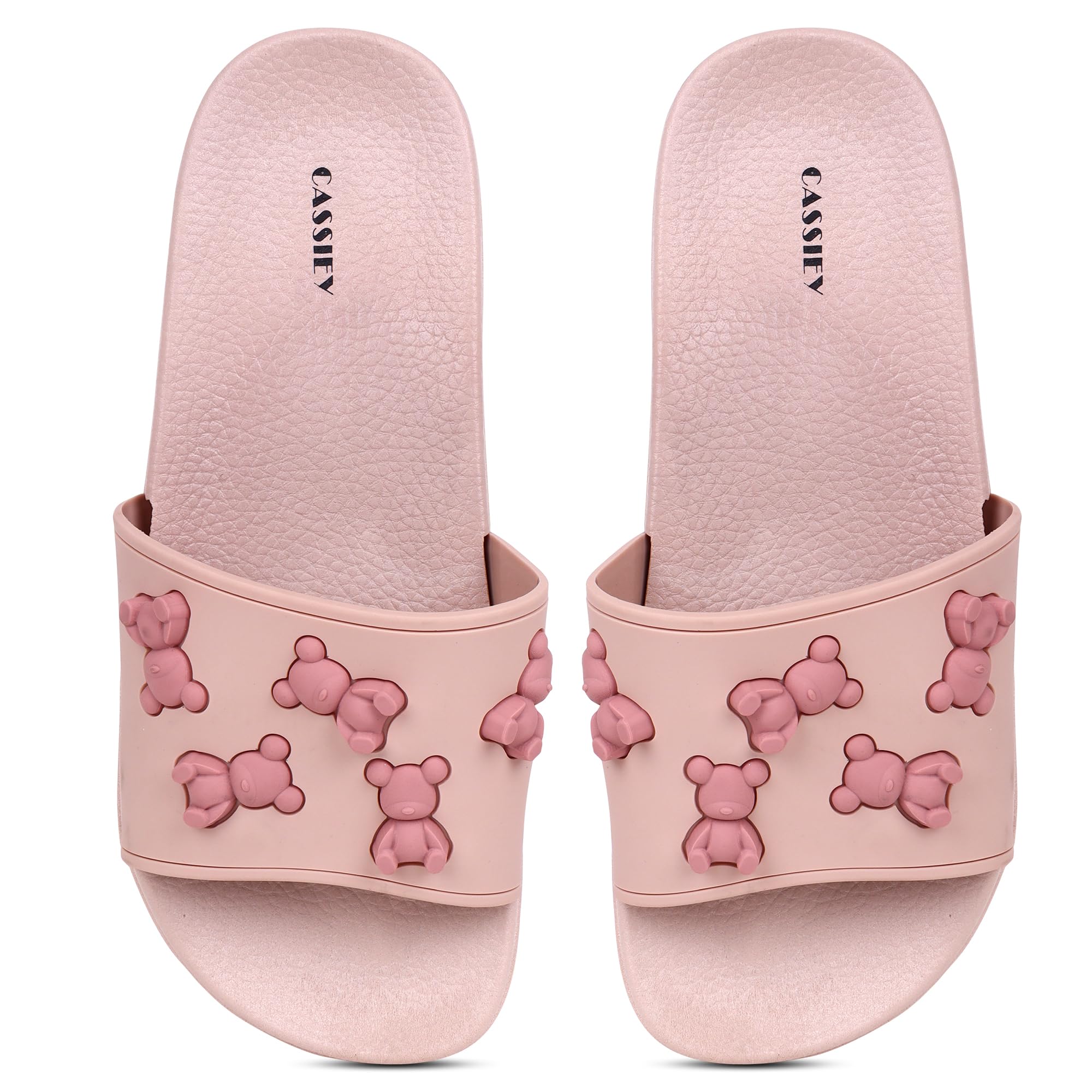 CASSIEY Daily Use Teddy Design Slippers For Women/Home Slippers/All day wear- Pink (B0D5ZZDQ92) Amazon Price History, Amazon Price Tracker