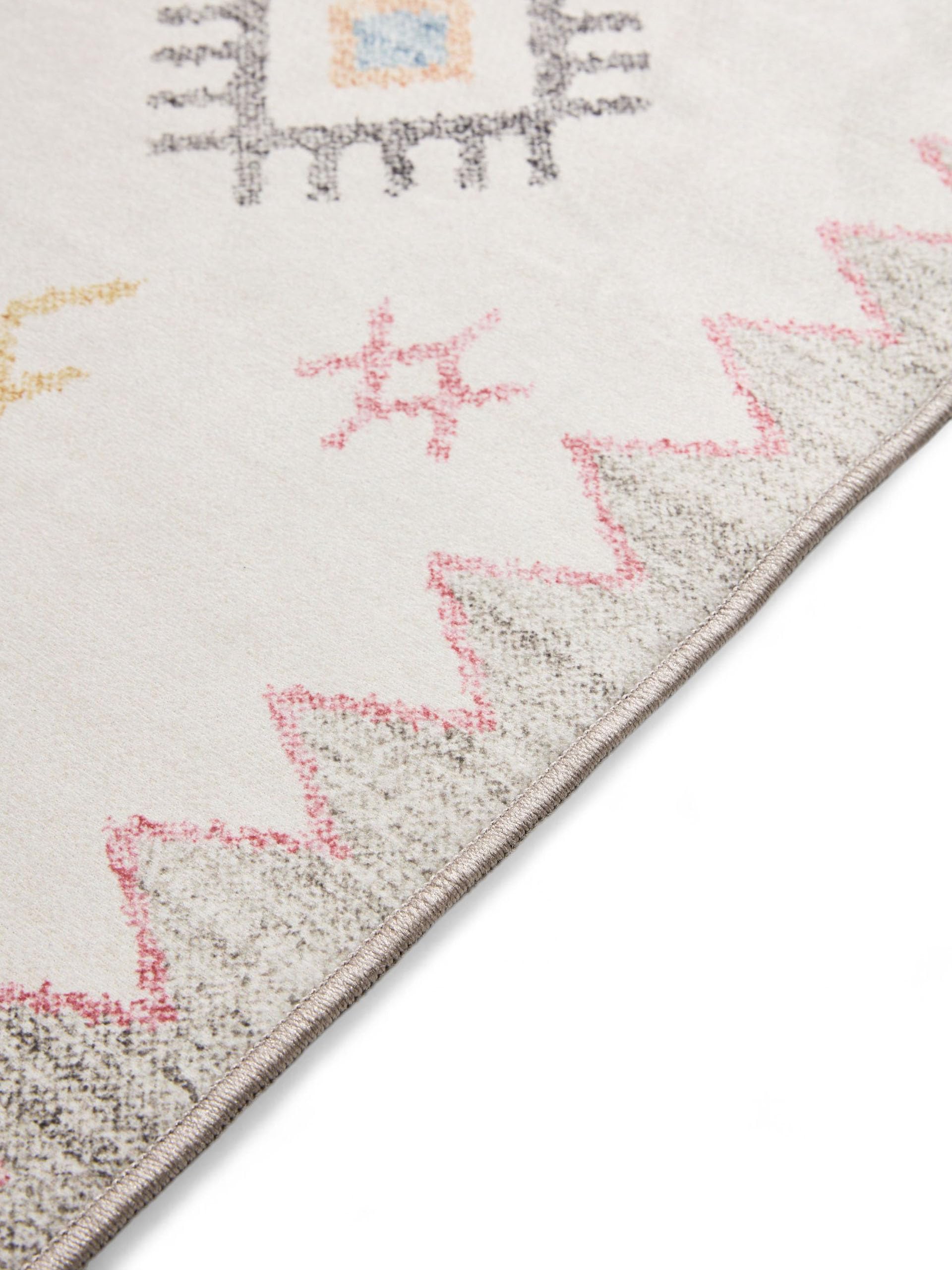 Alfombra Benuta Basic George Para Salón - 200x300 Cm, Multicolor/beige, Fibra Sintética Lavable, Estilo Vintage