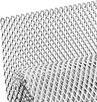 Vista 9 de AggAuto - Malla de aleación de aluminio para automóvil/camioneta, 47 x 16 pulgadas, inserto para parrilla, parachoques, alerón, toma de aire