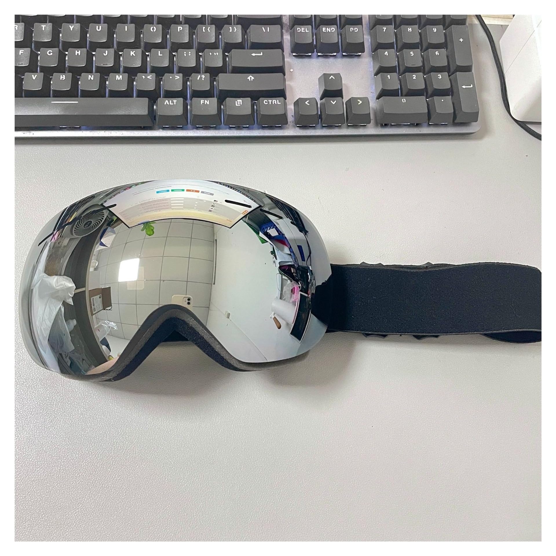 Okulary narciarskie męskie damskie profesjonalne gogle narciarskie dwuwarstwowe soczewki przeciwmgielne UV400 duże okulary narciarskie narciarstwo snowboard gogle narciarskie gogle outdoor (kolo