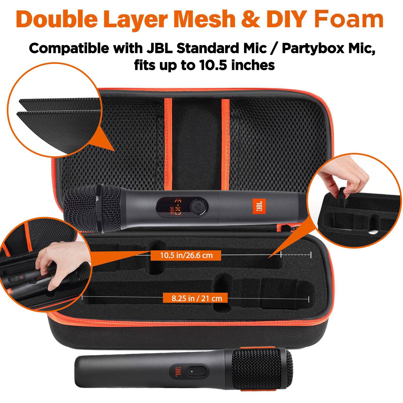 Amazon.com: Wireless Microphone Case Compatible with JBL Wireless