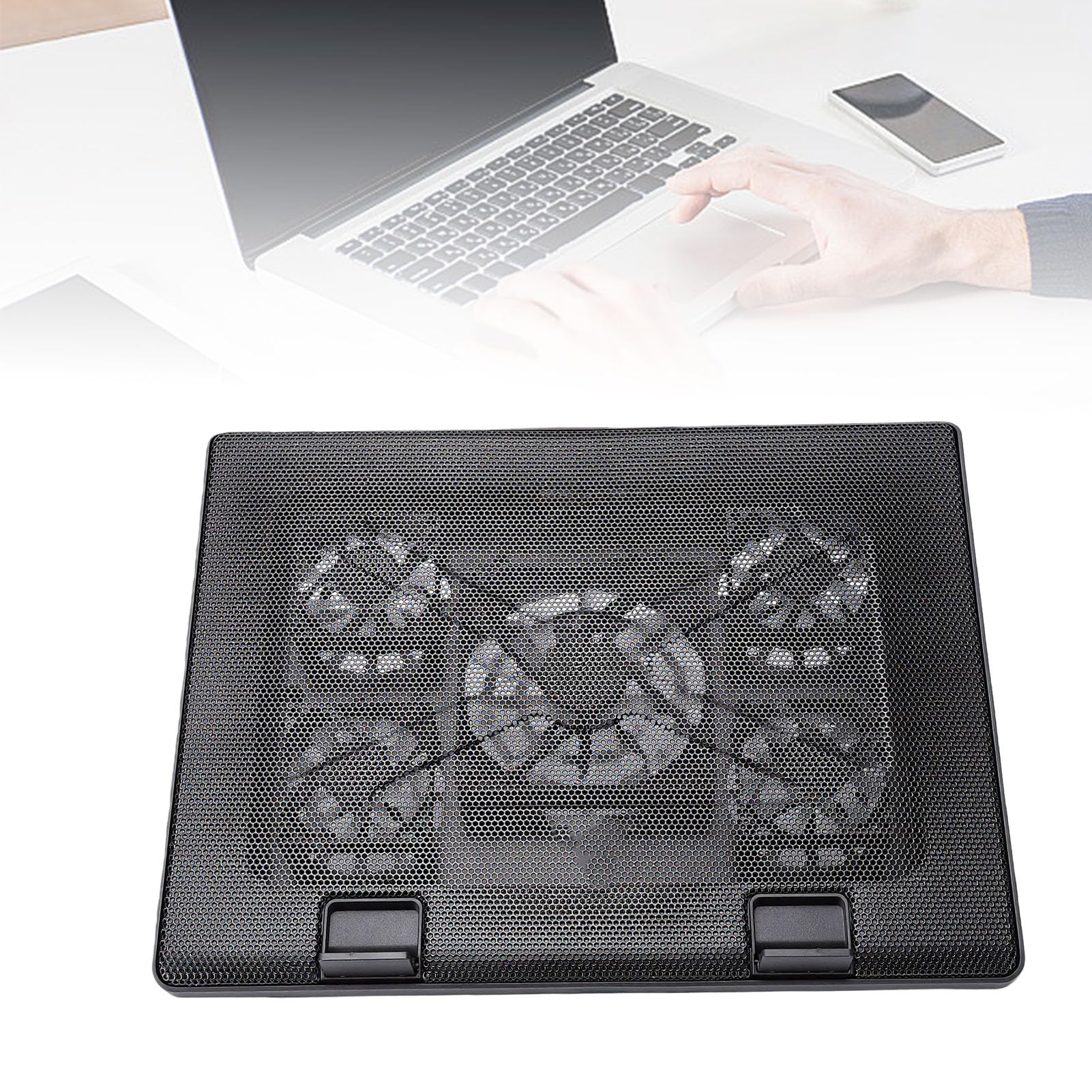 Podkładka Chłodząca Laptopa z 5 Cichymi Wentylatorami do 12-17"