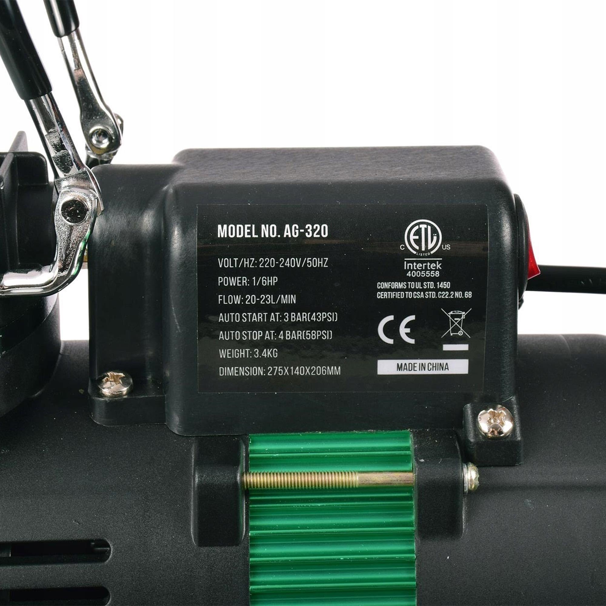 FENGDA - Compressore per aerografo con doppia ventola