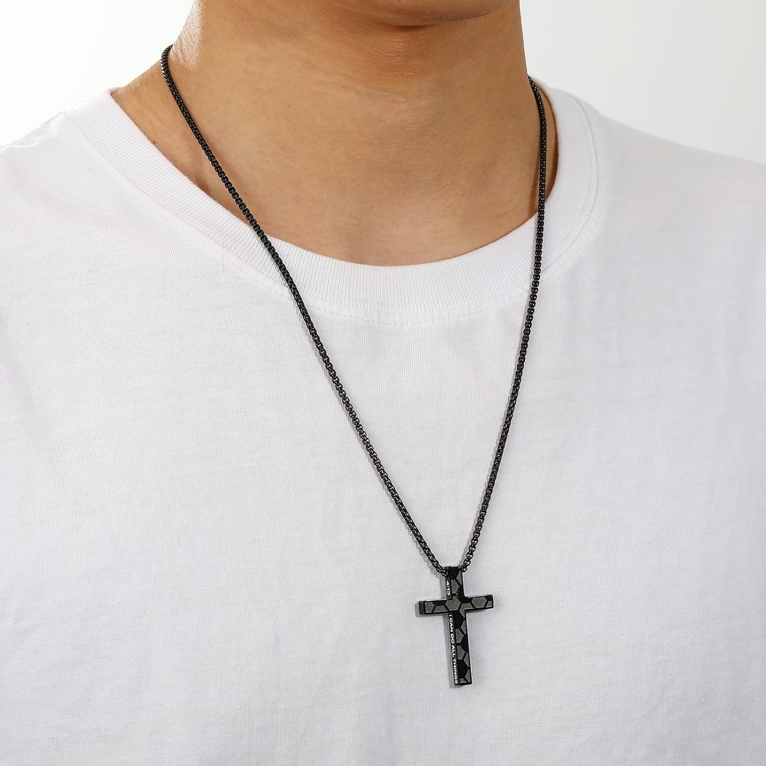 Collar de Fútbol Nymora para Niños - Regalos de Fútbol para Niños de 10 y 16 Años - Collar Deportivo con Colgante de Cruz y Fútbol - Collares para Niños, Idea de Regalo