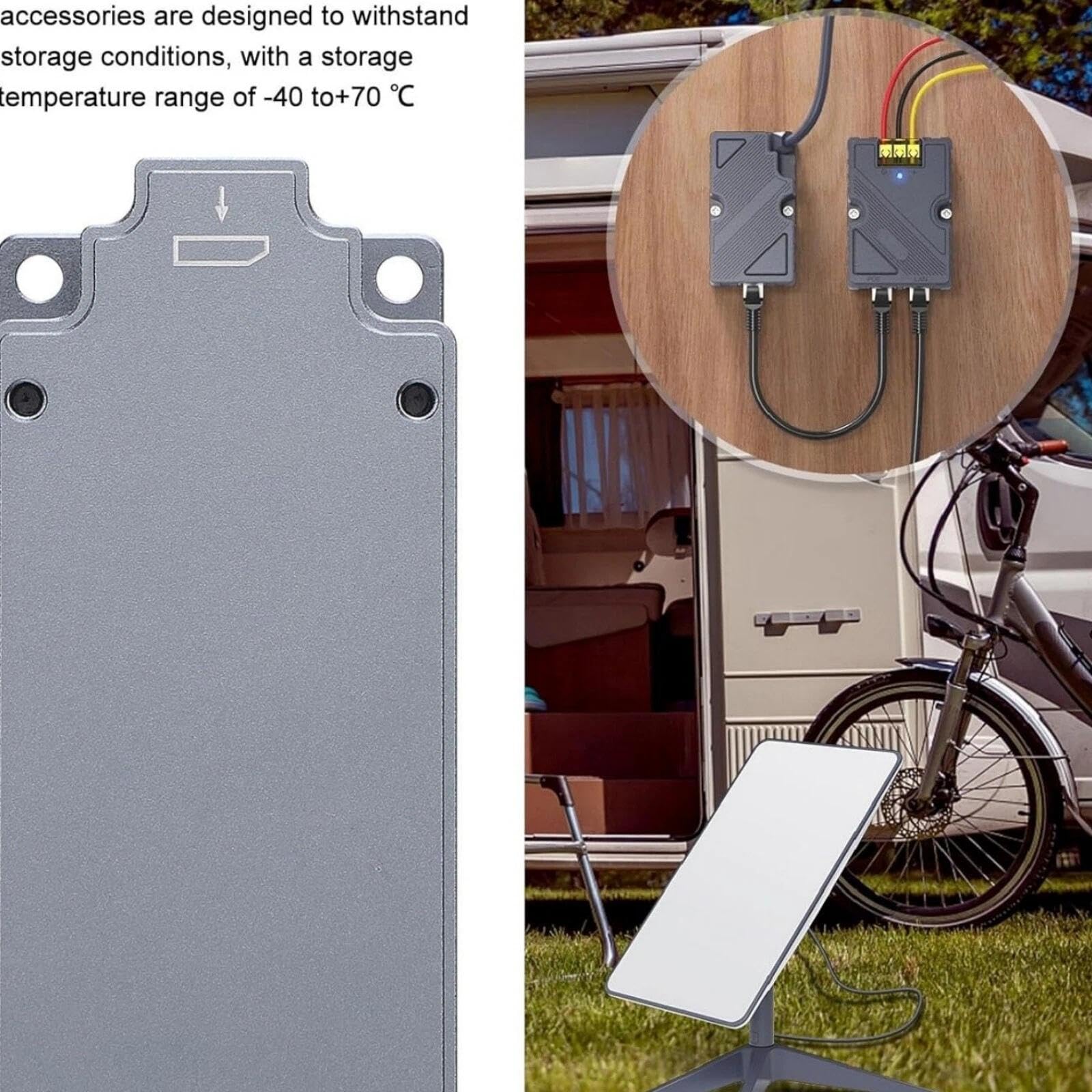 Starlink High Performance Ethernet Adapter – 48V PoE Power Supply, High Performance Compatible, RJ45 Plug, IP68 Waterproof, Shielded CAT5E/CAT6 Cable, 1Gbps Transmission, for Home RV Boat