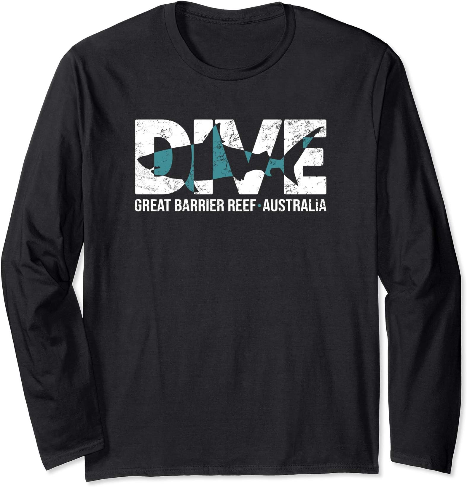 Australia SCUBA Diving Great Barrier Reef Dive Long Sleeve T-Shirt
