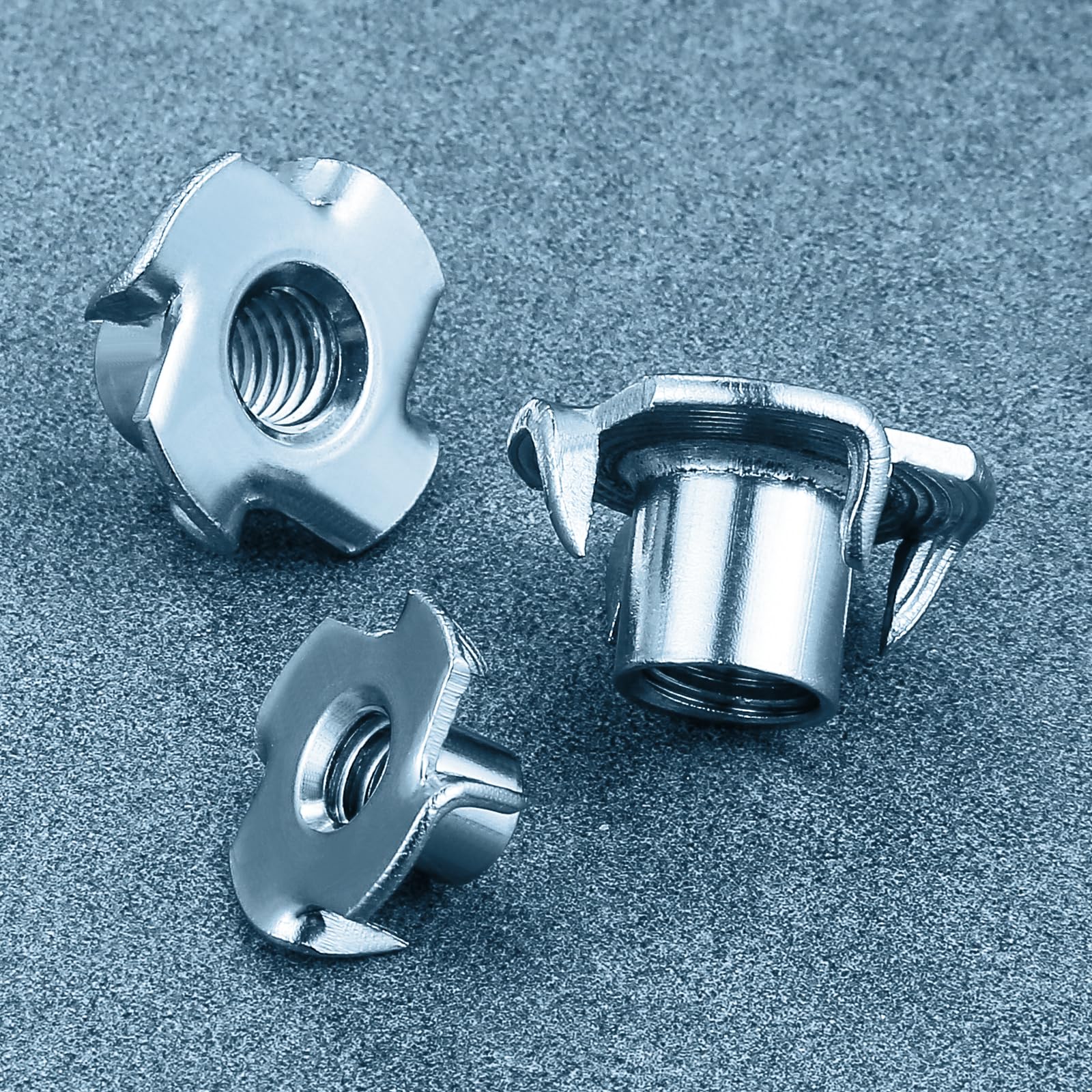 T-Nuts 1/4-20 Zinc Plated - 100 Pack -5