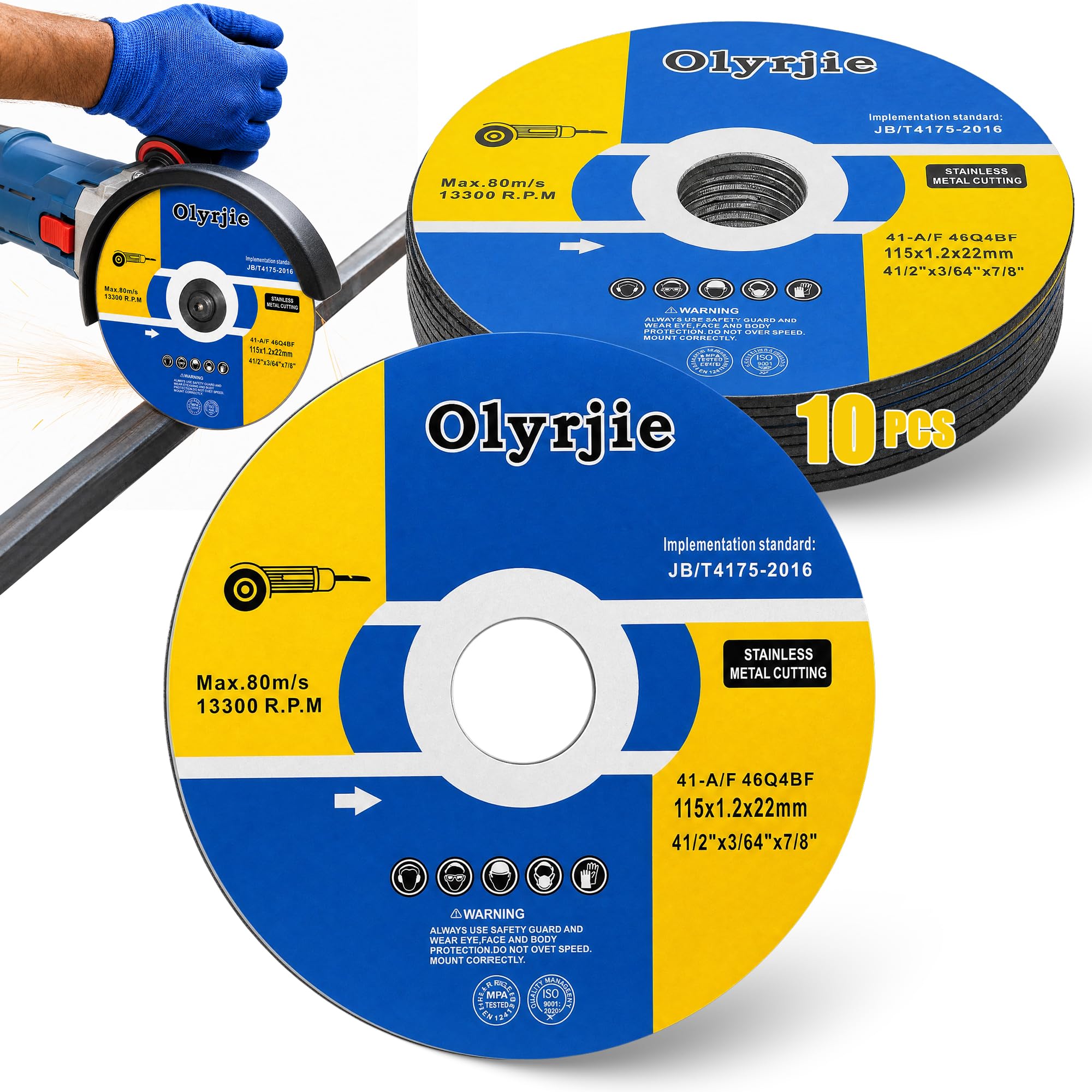 Cut-Off Wheels for Angle Grinders - 10 Pack -7 Cut-Off Wheels for Angle Grinders - 10 Pack -7