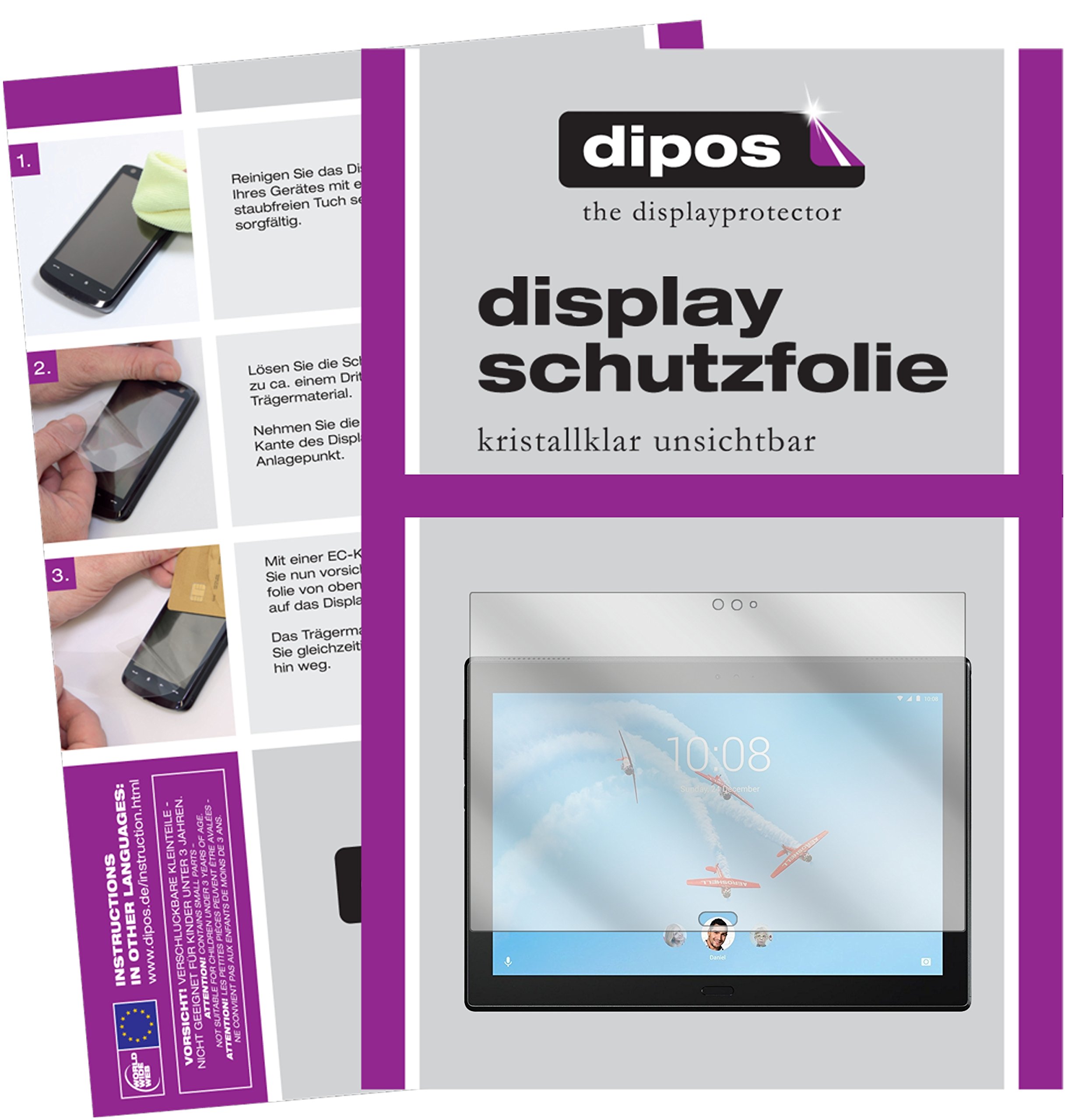 dipos I 2X Pellicola Protettiva Compatibile con XIDO Tablet X110 Pellicola di Protezione Cristallo dipos I 2X Pellicola Protettiva Compatibile con XIDO Tablet X110 Pellicola di Protezione Cristallo