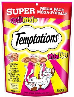 TEMPTATIONS Mix-Ups Cat Treats Beef, Chicken, Turkey 350g Pouch