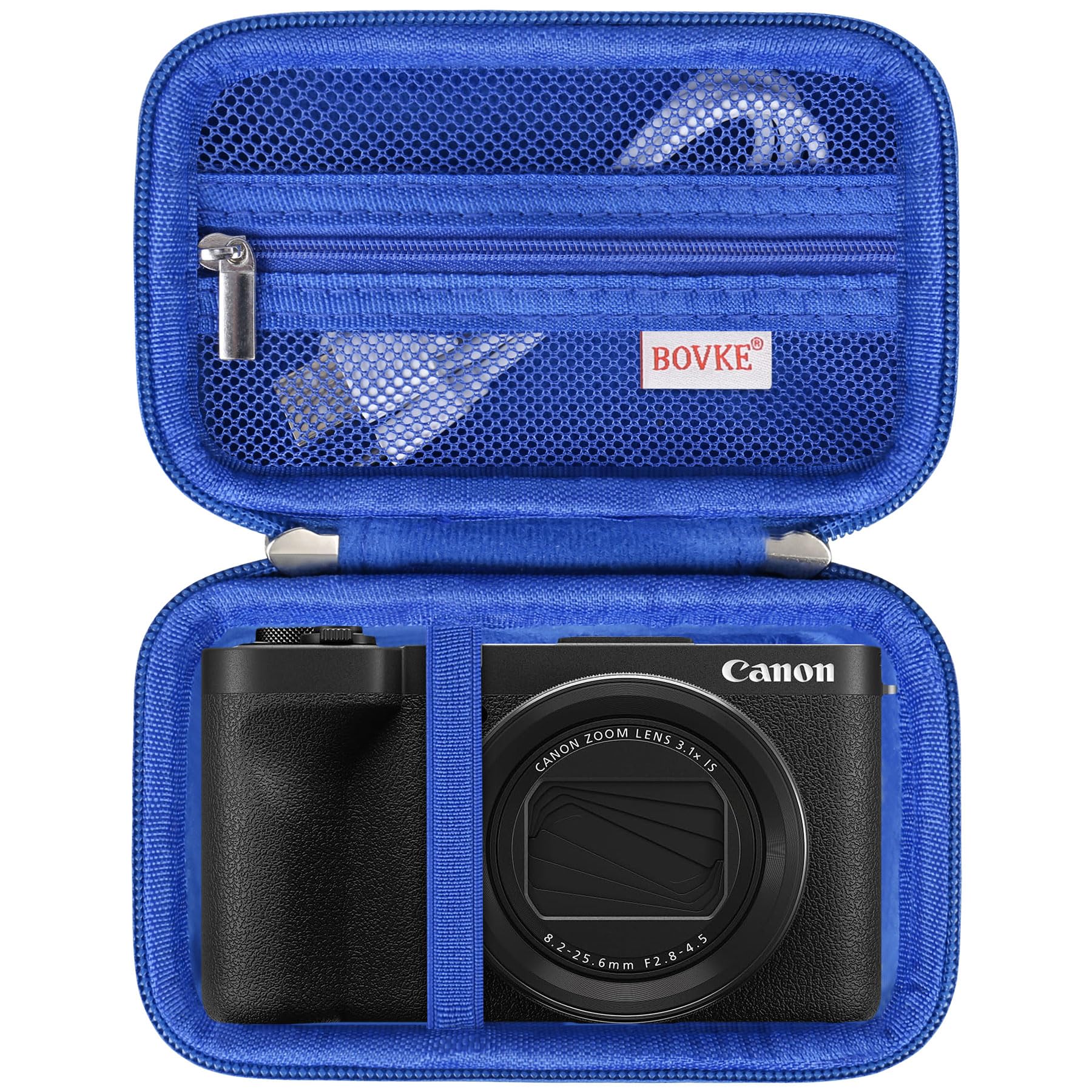 BOVKE Travel Case for Canon PowerShot V1 Hybrid Digital Camera, Canon V1 Video Vlogging Protective Storage Holder Bag with Extra Space for Cables,