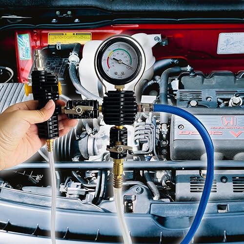 Miniatura 4 de Sistema de enfriamiento Purga de vacío Radiador de refrigerante Kit de herramientas de recarga universal de vacío anticongelante Juego de llenado de