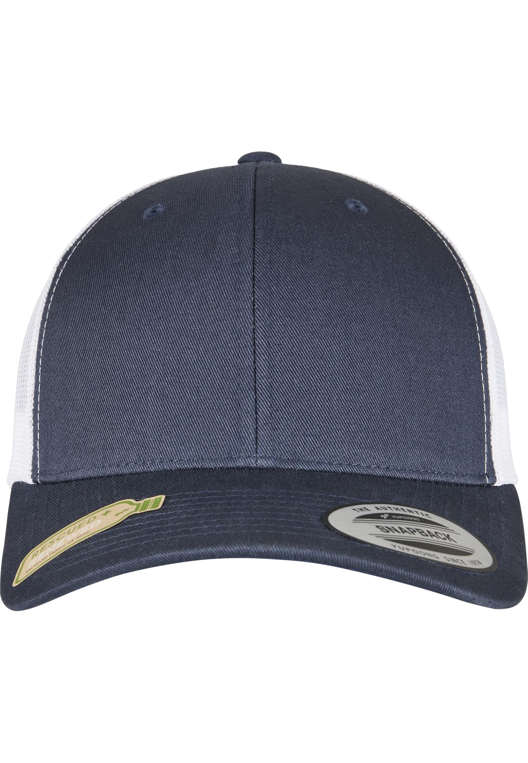 Flexfit Unisex YP Classics Recycled Retro Trucker Cap 2-Tone Baseballkappe, Navy/White, one Size