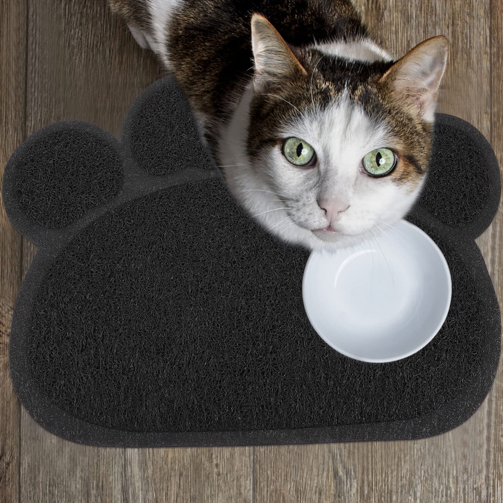 COLLBATH Katzenstreumatte Für Boden Innenbereich Haustiermatten Einfach Reinigen Rutschfeste Matte Schützen Katzenstreu Katzenstreuunterlagen Haustierbedarf Für Zuhause